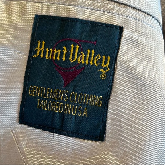 Hunt Valley Camel Hair Blazer Mens 42L Tan - Picture 10 of 15